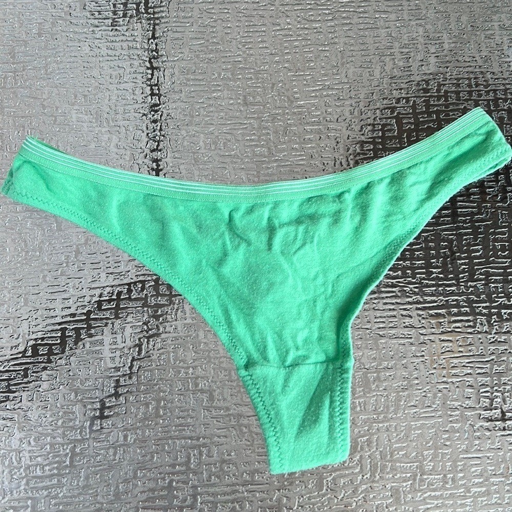 Green thong